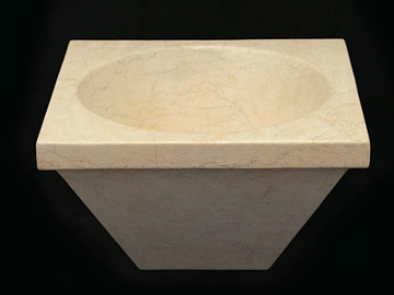 IOTA - Inset natural stone washbasin by RAMA 1956 - view 2
